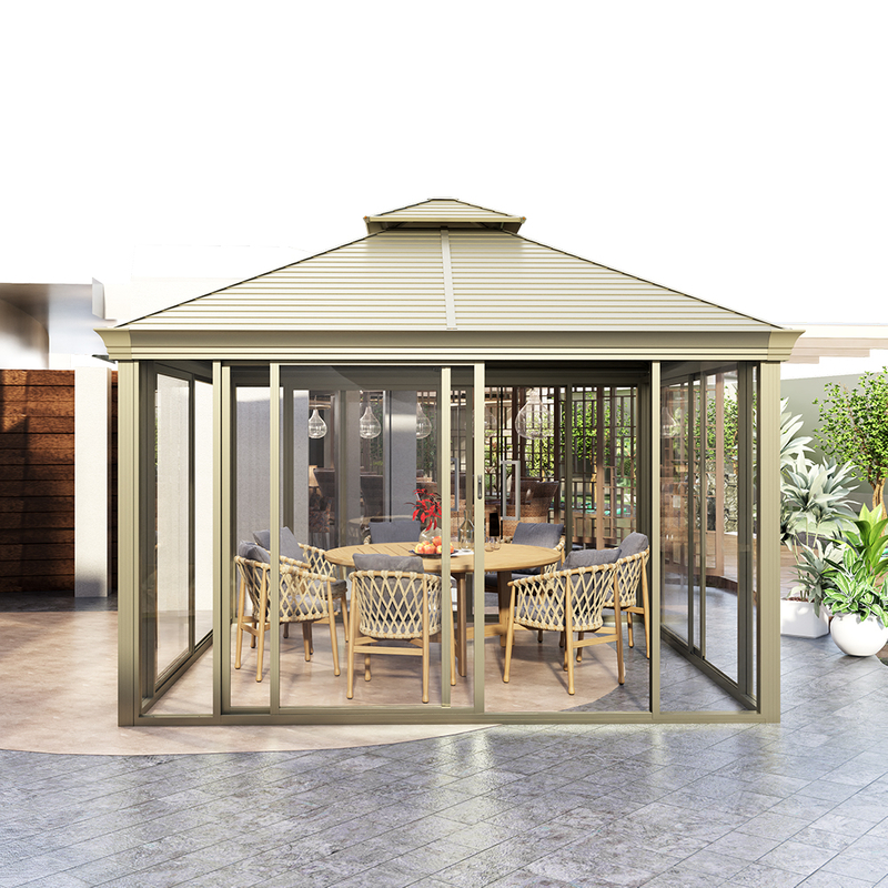 360*360CM Polycarbonate House Garden Sunshade