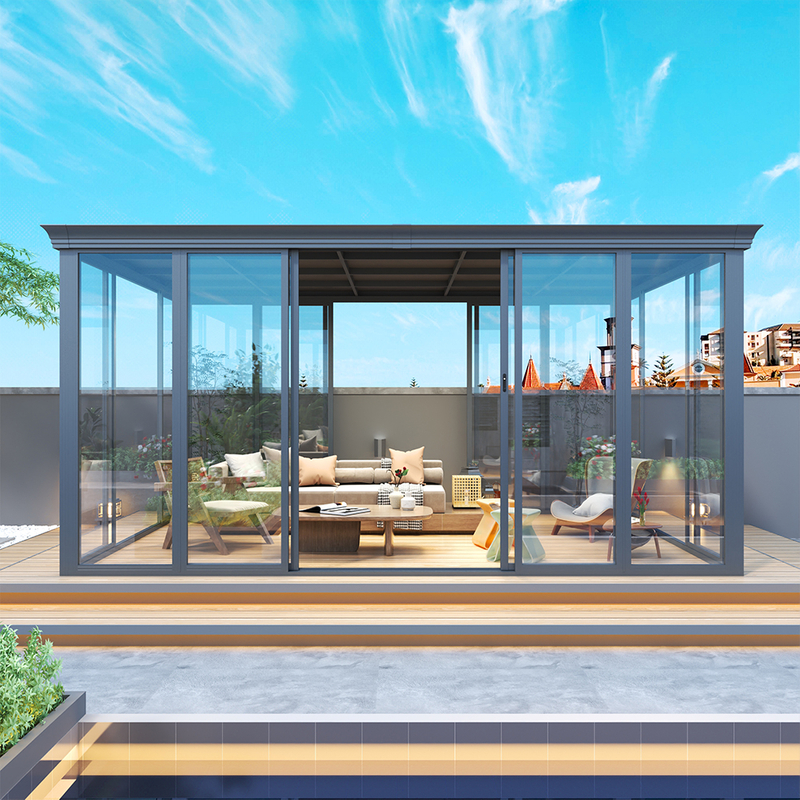 Luxury Outdoor Flat Top Sunroom House