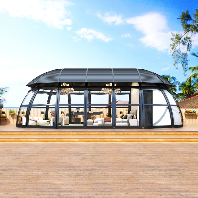 UFO Luxury Sunroom Futuristic Outdoor Living House