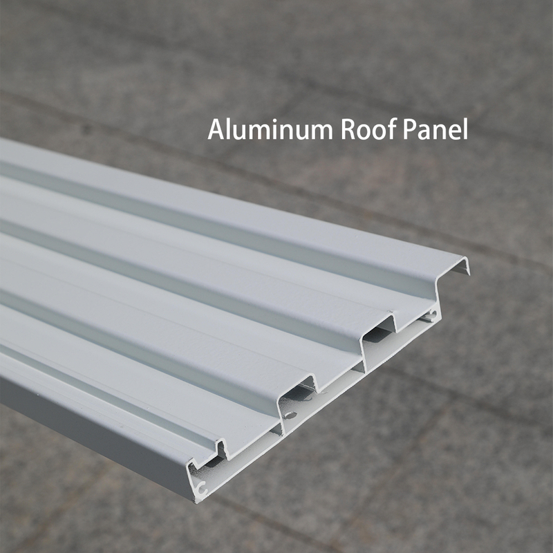 Flat Roof Top Sunroom House Gazebo with Sliding Doors