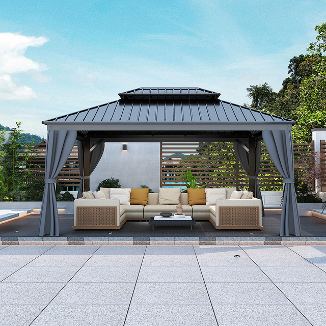 Best Aluminum Gazebo for Courtyard