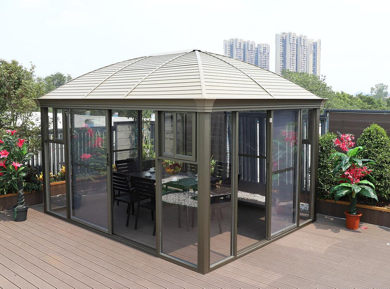 300*400CM Transparent House with Sliding Doors