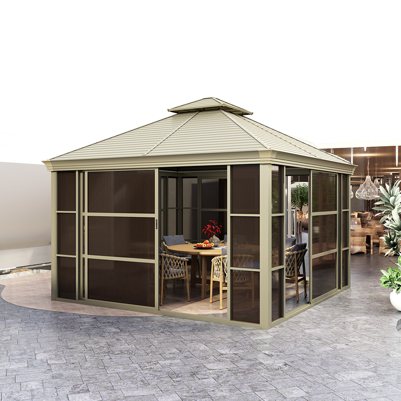 360*360CM Polycarbonate House Garden Sunshade