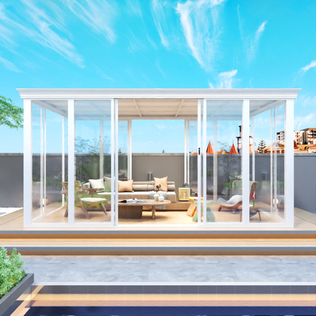 Aluminum Hard Top Outdoor Summer House Gazebo