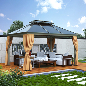 3x4m Aluminum Gazebo Polycarbonate Roof