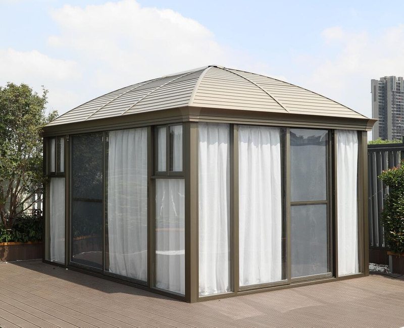 300*400CM Transparent House with Sliding Doors