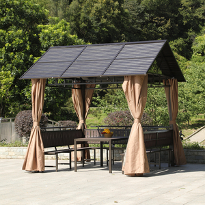 Multi-Functional Patio Gazebo with Sunshade 